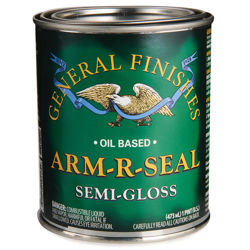 Arm-R-Seal Varnish - Solvent Based - Sheen:Semi-Gloss - Size:1 Pint